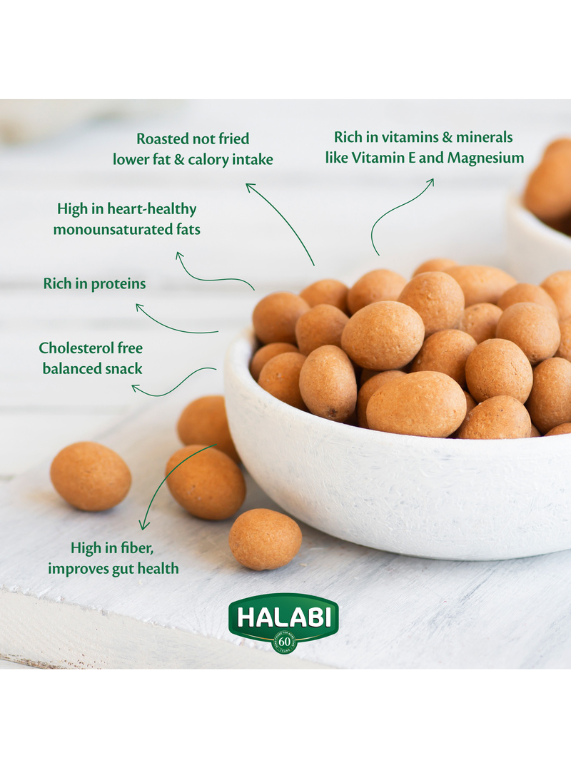 Halabi Nuts Halabi Coated Peanut 250g Pack Of 2