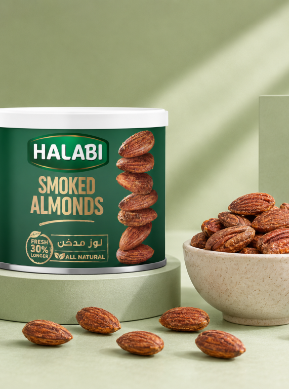 Smoked Almonds Can