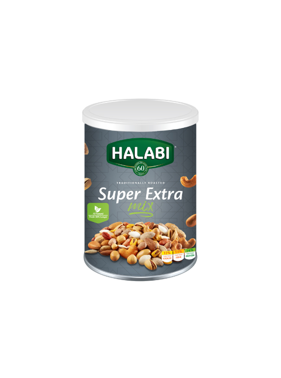 Halabi Nuts - Halabi Super Extra Mix Can 400g